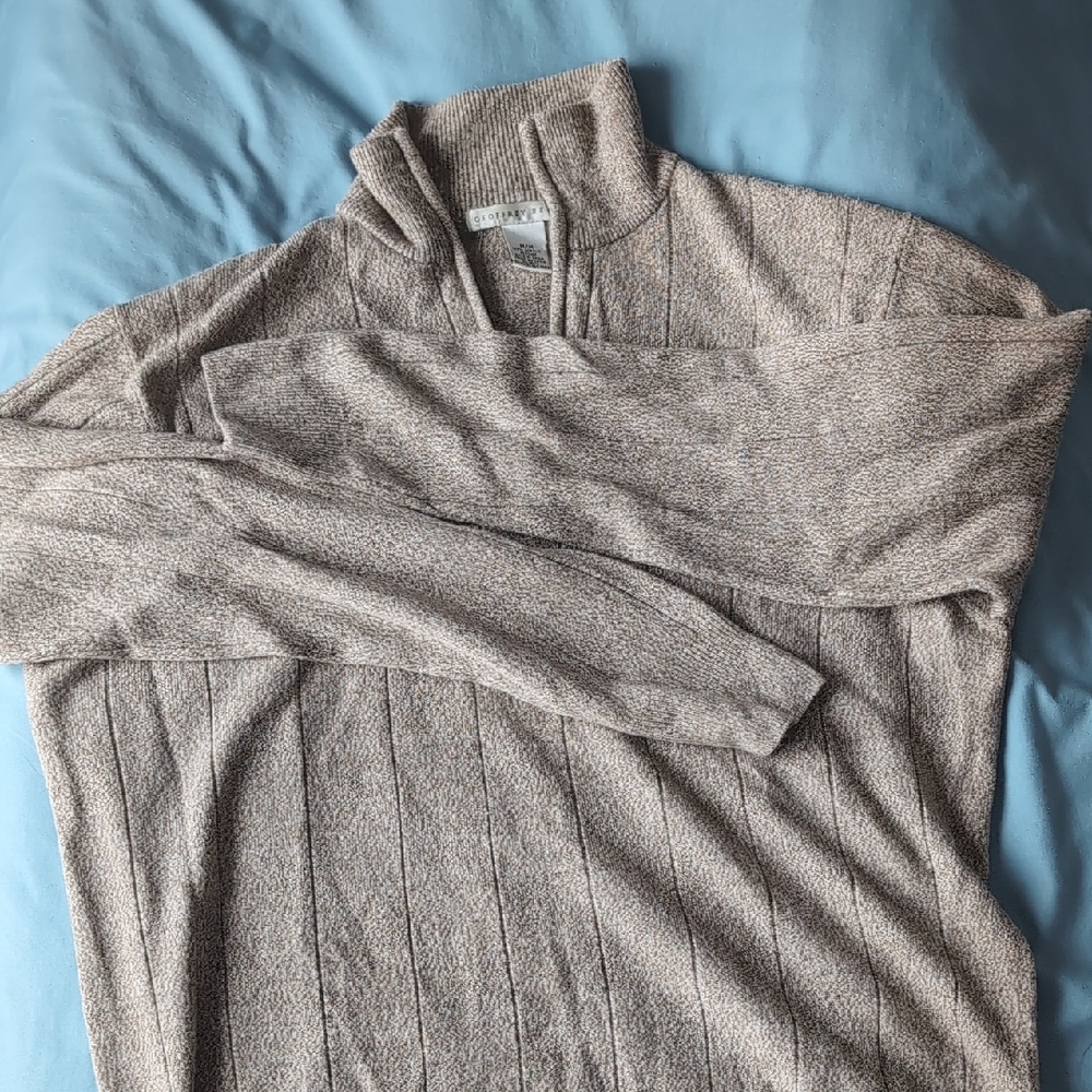 Men's Beige Sweater - Geoffrey Beene (M)